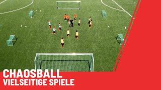 CHAOSBALL // viele Aktionen & Spaß beim Aufwärmen | Übung Kinderfussball-Training