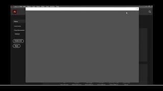 How to fix Adobe Illustrator Create new file not working | Blank screen problem | Adobe Illustrator.