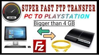 [HOW TO] COPY FILES BIGGER THAN 4 GB TO PS3 USING ETHERNET CABLE WITH A SPEED OF 20MB WITHOUT ROUTER