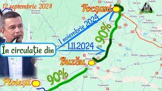 Autostrada A7 în septembrie 2024