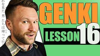 【N4】Genki II Lesson 16 Japanese Grammar Made Clear 【Chat Removed】