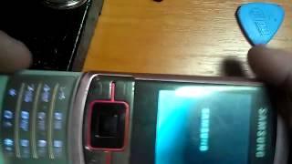 Ремонт Samsung C3050 нет подсветки клавиатуры, замена подложки
