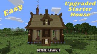 Easy Block by Block Upgraded Minecraft Survival Starter House