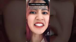 Fake Friend Test (Tiktok trend) #shorts