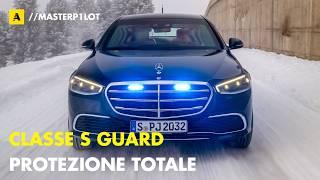 Mercedes Classe S GUARD | V12 da 612 CV per la BLINDATA con protezione VR10 ️