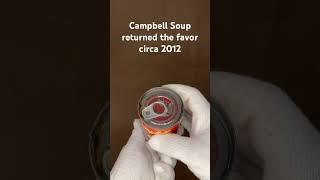 Campbell Soup commemorative tomato soup can