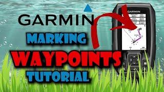 Garmin Striker 4 Marking GPS Waypoints in Depth Tutorial