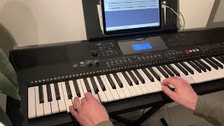 A peace of I Won't Give Up - on Yamaha PSR-EW410