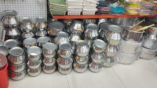 Kitchen Stainless Steel utensils Glassware Collection's Storage Containers Organisers Cookwares