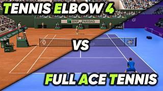 Tennis Elbow 4 vs Full Ace Tennis Simulator - Which Game Is BETTER?