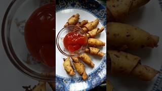 Viral potato croissant | Potato crispy rolls | How to make potato croissants #shorts #youtubeshorts