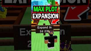 MAX PLOT EXPANSION in Roblox Grow a Garden..