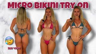 MICRO BIKINI - TRY ON HAUL  [4K + 360° view]