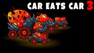 Босс Магмазавр Car Eats Car 3 прохождение! Крутые машинки