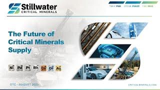 Stillwater Critical Minerals Corp. (OTCQB: PGEZF | TSXV: PGE): Virtual Investor Conferences