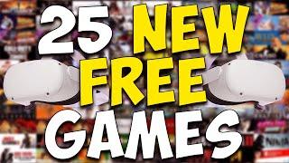 25 NEW FREE META QUEST 2 GAMES! APPLAB + SIDEQUEST |  VR | Oculus