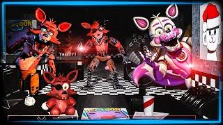 ЭТИ ФОКСЯНЫ ТОЛПОЙ НАПАЛИ НА НЕПТУНА!  FNAF One Night at Foxy