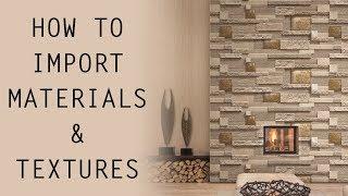 ARCHICAD: HOW TO IMPORT MATERIALS & TEXTURES