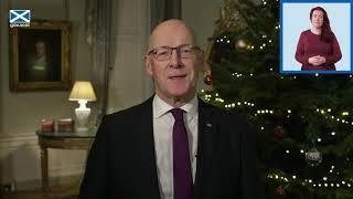 First Minister John Swinney has wished everyone a very happy Christmas! 