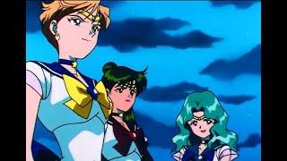 Outer Senshi vs Sailor Starlights | Without Transformations - Sailor Moon Stars