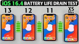 iPhone 13 vs iPhone 12 vs iPhone 11 vs XS Max Battery Life DRAIN TEST in 2023 - iOS 16.4 UPDATED