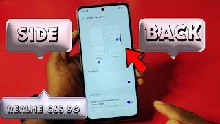 Realme c65 5g side back button setting | Realme c55 me side back kaise kare | back button setting