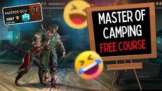 Teaching World no. 1 camper How to camp  Odyssey Camper vs master camper || Shadow Fight 4 Arena