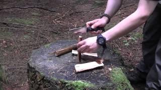 Bushcraft Messer "Badlander-Scandi" von Steffen Meyer