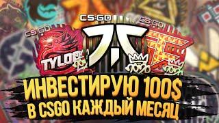 Инвестирую 100$ в csgo каждый месяц! #2