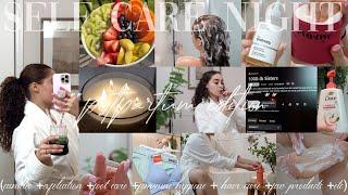 Postpartum Self Care Night VLOG (relaxation +hygiene +brow day +new undies +fruit platter +etc)