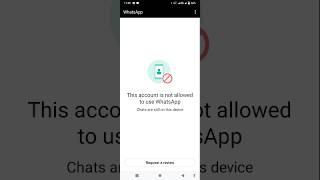 Demo available 1 reports text permanent banned WhatsApp #shorts #banned #youtubeshorts