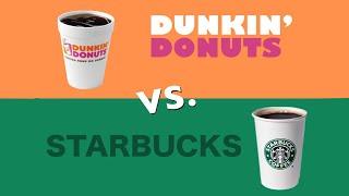 Starbucks vs Dunkin - Which Is Better? #starbucksvsdunkindonuts