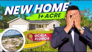 OCALA, FLORIDA: A RARE GLIMPSE INTO AFFORDABLE NEW HOME ON 1 ACRE OF LAND.