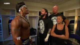 NXT Rookie Darren Young is confronted by The Straight Edge