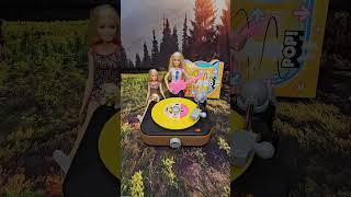 beautiful Barbie's #love music #record player #fisher-price #classic #youtubeshorts
