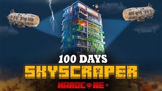 I SPENT 100 DAYS IN AN ABANDONED SKYSCRAPER IN MINECRAFT AND HERE’S WHAT HAPPENED!