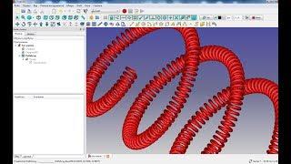 FreeCAD спираль по спирали - эксперимент [Spiral by Spiral Experiment]