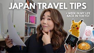 First week back in Japan! ️   JAPAN TRAVEL TIPS & ESSENTIALS + hanging out in Tokyo!!