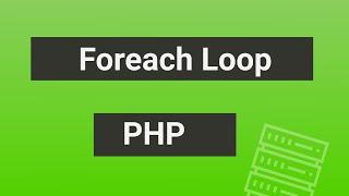 PHP foreach loop