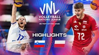  SLO vs.  POL - Highlights | Week 1 | Men's VNL 2024