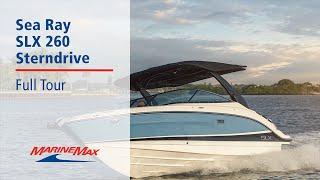 Sea Ray 2023 SLX 260 Sterndrive Full Tour