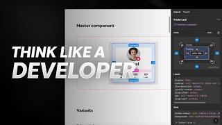 How to THINK LIKE A DEVELOPER using Dev Mode in Figma!