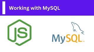 How to Query a MySQL Database with Nodejs - Nodejs Problems and Solutions