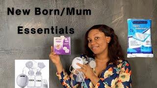 My 10 Essentials for New Born/Mum