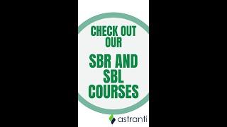 Check out our SBR and SBL courses