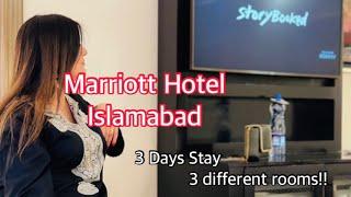 Marriott Hotel Islamabad | 3 Days Stay Prices | 3 Different Rooms | Mona Alaya| #fivestarhotel