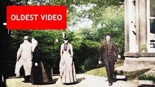 [60 fps] The oldest recorded video, “Roundhay Garden Scene”, England,1888