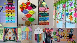 Hanging craft ideas for School/Paper crafts decoration ideas/Ceiling hanging decoration/Wall hanging