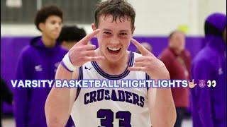 KYLE MCDERMOTT, MONROE WOODBURY 2023 JUNIOR BASKETBALL HIGHLIGHTS