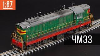 Weathering of diesel locomotive ChME3 from ROCO